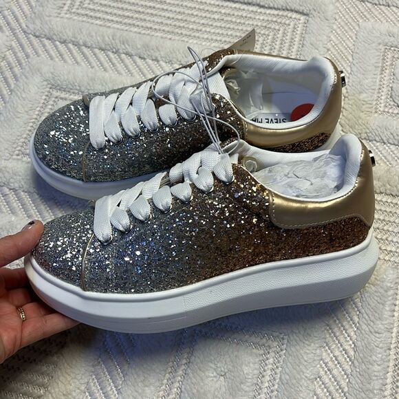 STEVE MADDEN GLITTER SHOES - Taylee - Picture 1 of 6